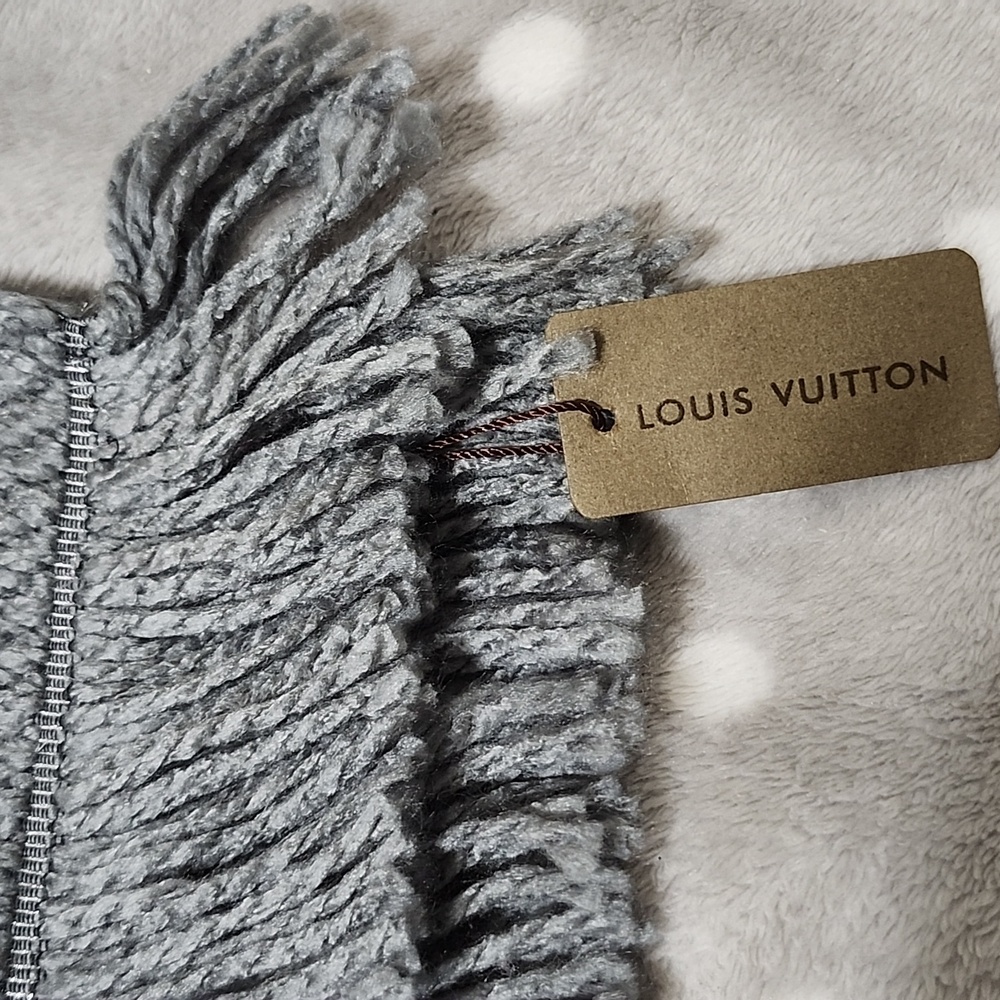 Monogram Wool Stole - Picture 4 of 12